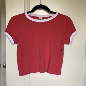 Forever 21 red crop top